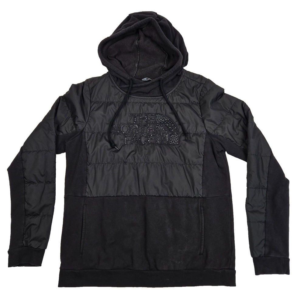 The‎ North Face Women's Small Black Puffer Hoodie Sweatshirt